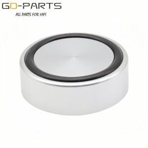 44x17mm CNC 가공  알루미늄 절연 스탠드 HIFI  스피커 용 호환 기본 매트 피트 패드 DAC CD 턴테이블 레코