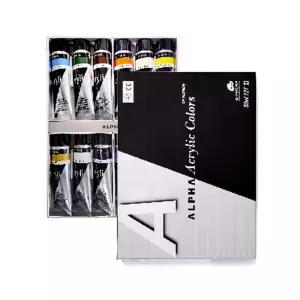 알파 실버 아크릴물감 50ml 12색 B 1개입 Oci7+7Rvh