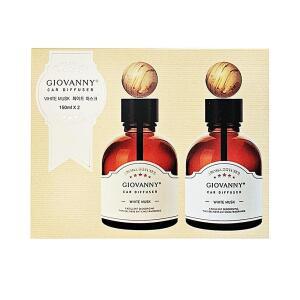 [2개구성] 빅터글로벌 용 탈취제 x 2개입 디퓨저 량 화이트 150ml 머스크 화장실 차 지오바니 LWE77A4F