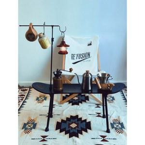 접이식 캠핑 스케이트 야외 테이블 보드 빈티지 벤치 스툴