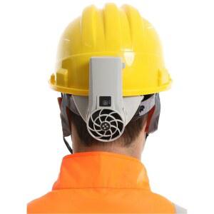 선풍기 헬멧 작업모 장착형 후면 쿨러 무선