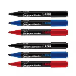 모나미 생잉크 유성매직 120 121 둥근닙/사각닙 Yrg1+2PYU