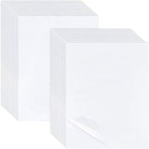 50 A4 PET 11 매트 콜드 시트 인치 스티커 네이트 방수 접착 사진 8X8 필름 자체 네이팅