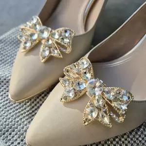 셀프웨딩 탈부착 구두장식 신부 파티 슈즈클립 보석