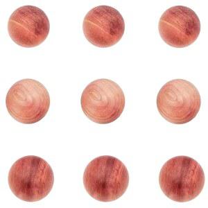 [미국배송] 10피스 시더 블록 나무 판자 칩 스페이스 볼 보관 액세서리 의류 보관용