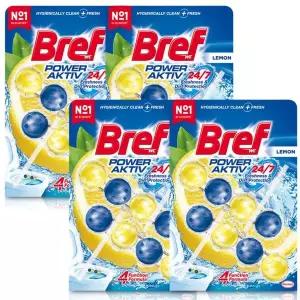 [브레프] 파워액티브 변기세정제 레몬 50g 8개 악취제거[35741198]