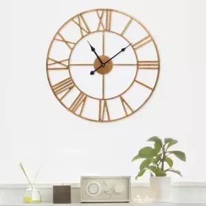 빈티지 로마숫자 무소음 벽시계(50cm)거실 원형벽시계 생활용품 가정용품 생필품