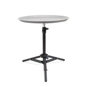 야구장테이블 휴대용 간이 미니 야구밥상 다용도 원형 상판 여행 소형 자동차식판