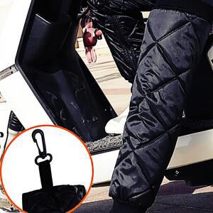 [2개구성] 바람막이 오토바이 보혼 발워머 품 따뜻한 겨울 다리 토시 무릎 보호대 방한 용 EWFG00RY