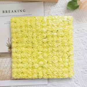 144 조각 미니 액세서리 인공 2CM DIY 화환 웨딩 크리스마스 장식 장미의