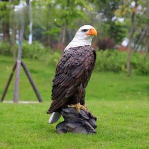 독수리 모형 비둘기 보호 인형 조형물 2m 농장 머리부터 그레이61 길이 날개짓