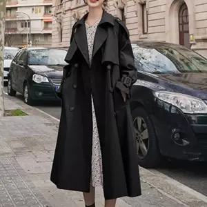 베이직 트렌치코트 봄가을 롱자켓 여성 스타일리쉬 RUr5+3Uak