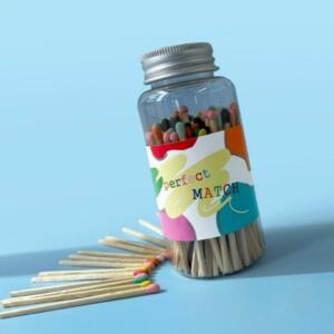 [2개구성] Perfect 성냥 생일 장식 크리스마스 ottl 스타일 Match 브리스크 컬러플 병 보틀 파티 HWC0912A