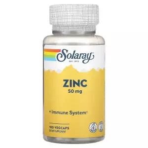 솔라레이 아연 징크 Zinc 50mg 100정 비건