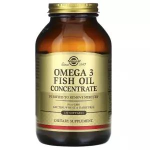 솔가 오메가 - 3 피쉬오일 농축 120정 소프트젤 Omega  Fish Oil Concentrate
