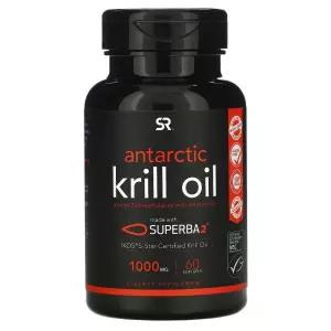스포츠리서치 남극 크릴 오일 아스타잔틴 1000mg 60 소프트젤 Antarctic Krill Oil Astaxanthin