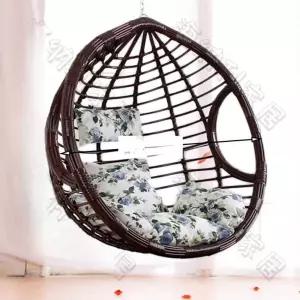 라탄 그네의자 1인 행잉체어 스윙 의자 테라스 인테리어