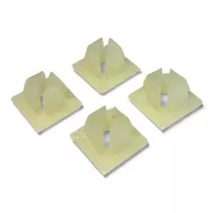 번호판 나사 삽입물 - 나사용 나일론 고정 너트 4개 세트 자동차 트럭 SUV 오토바이(나사 장치)용 전면 및