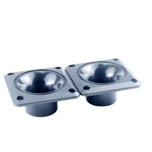 GHX 호른 스퀘어 가정용 스피커 사운드 칼럼 트위터 쉘 로드 KTV 카드 팩 숏 34mm 나사 마우스 ABS 3 인치