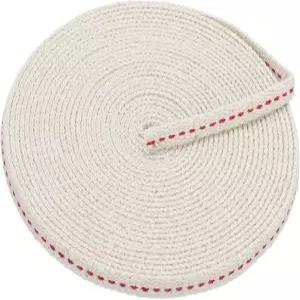 PATIKIL 1/4 폭 33피트 100 면 플랫 심지 등유 램프 랜턴 오일 버너를 위해 빨간색 스티치로 윅스