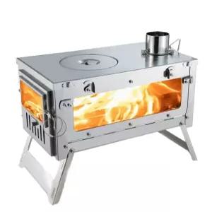 캠핑 화목난로 휴대용 난로 무연 버너 접이식 청결한