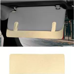 자동차용 ANFTDCO 선바이저 익스텐더 가죽 클립온 안티 글레어 익스텐션 그늘막 부착 안전 운전을 위한