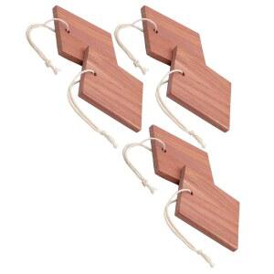 [미국배송] 6피스 시더 행업 천연 블록 나무 보관용 액세서리 보관함