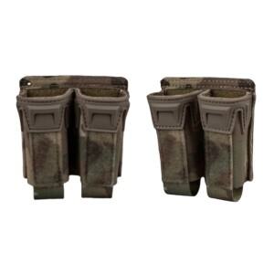 K-시리즈 9mm 더블 매거진 파우치 |  호환 듀얼 캐리어 로우 프로파일 디자인
