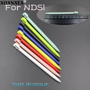 [호환품]1세트 블랙/화이트/레드/그린/핑크/블루/옐로우/라이트 블루/플라스틱 터치 스크린 스타일러스 펜