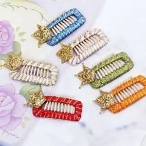 [반려] 강아지 머리핀 애견 헤어핀 악세사리 빗살핀 20개