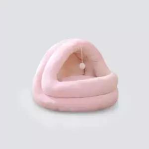 [반려] 반려동물 하우스 포근한돔 보온력 고양이하우스 핑크M