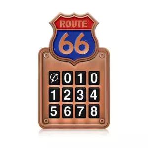 카렉스 루트66 메탈주차알림판 / 전화번호 주차번호 표시판 연락처 안심주차