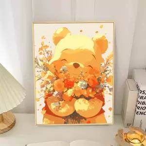 페인팅 곰돌이 푸 유화 색칠하기 명화그리기 그림 세트 diy 캔버스 캐릭터