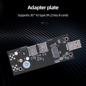 [호환품]미니 소형 호환 PCIE M.2 to USB 3.0 라이저 보드 3G 4G 5G LTE 어댑터 NGFF Key B USB3.0 SIM 카