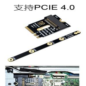 [호환품]M.2 A+E-NVME SSD 어댑터 WIFI 인터페이스 A/E 키-M 키 PCIE 4.0 라이저 카드(2230 2242 2260 NVME