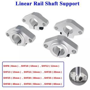 4개/몫 SHF8 SHF10 선형 레일 샤프트 지원 3D 프린터 용 8mm 베어링 CNC 라우터