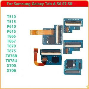 삼성 호환 갤럭시 호환 탭 A S6 S7 S8 SM-T510 T515 P610 T865 T870 X700 X706용 터치스크린 커넥터 보드