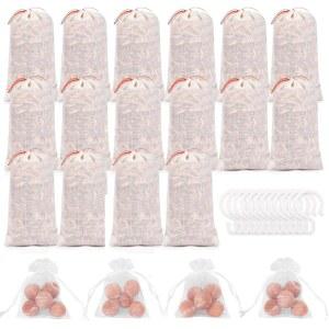 [미국배송] 옷 보관을 위한 호모데 시더 블록 옷장과 서랍을 볼과 칩 향이 나는 주머니 옷장 방향제 24팩