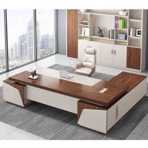 CEO 책상 원장실 대표책상 컴퓨터 E 140x60cm 임원용 캐비닛없음 사무실 케이블