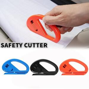 2Pcs 비닐 포장 필름 커터 나이프 백킹 슬리터 탄소 섬유 절단 도구 자동차 스티커 안전