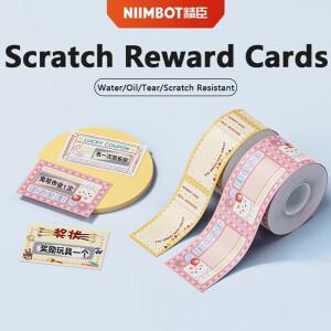 NIIMBOT B21 미니 소형 호환 휴대용 프린터 복권 스크래치 카드 라벨 물/기름/찢어짐/스크래치 방지 열 B3S