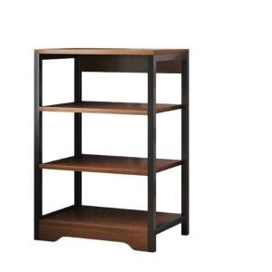 원목색 다층 수납 책장 전면 작은 7단 1단 효율적인 북유럽 정리 이동식 원색 노랑 리스