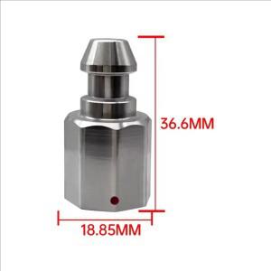 스테인리스 스틸 버튼 부분 RTK GPS 퀵 릴리즈 어댑터 트림블 폴 프리즘 측량 기기 교체용