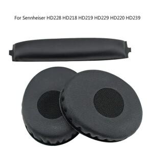 [호환품]sennheiser 호환 HD228 이어 패드 소프트 단백질 스폰지 세트 용 고 헤드셋 폼 쿠션 교체