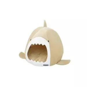 [반려] 강아지 고양이 하우스 베이지 색상 동물 침구 편안한 방석 반려동물 누워서 쉬기 좋은