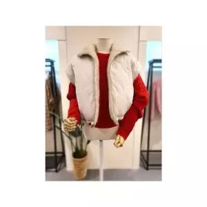 [하프클럽/미스칸트]  미스칸트 VTPC03LB 양면 페딩 조끼 베이지