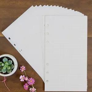 6공 다이어리 속지 A6 모눈 그리드 6구 135매