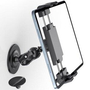 [미국배송] PLDHPRO 태블릿 벽걸이 거치대 휴대폰 주방 욕실 창문 거울 광택 타일 유리 호환 아이폰호환 아이패드호환 삼성제품호환 / Z 폴드 5.115.6인치