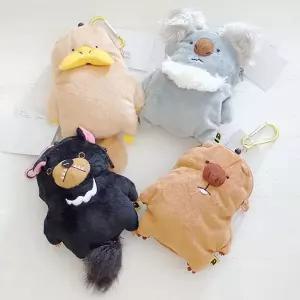 동물에어팟케이스 카드지갑 동전 키링 인형 파우치 jTk6+3hxJ