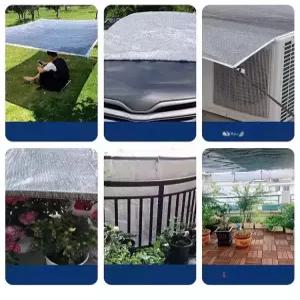 호일 그늘막 지붕 천막 7m 간이 화단 가리개